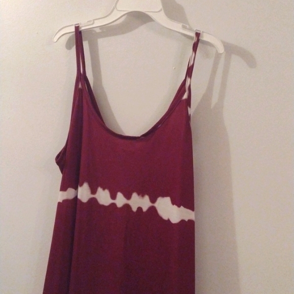 LAST CHANCE - HOST PICK 🌟 - NWOT - Plum Cocoon Tie Dye Dress - Picture 8 of 9